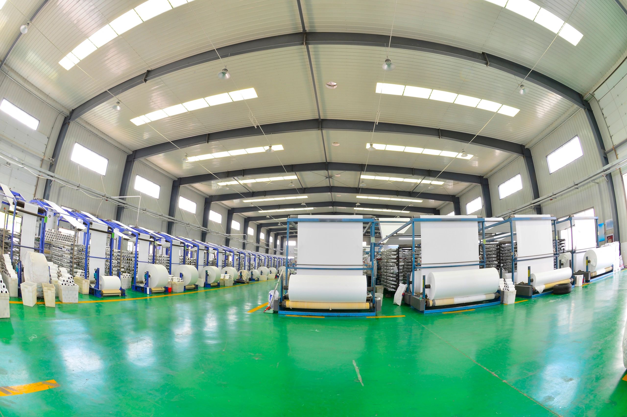 Modern industrial packaging line supporting consistent packing and handling